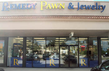 front of the pawn shop